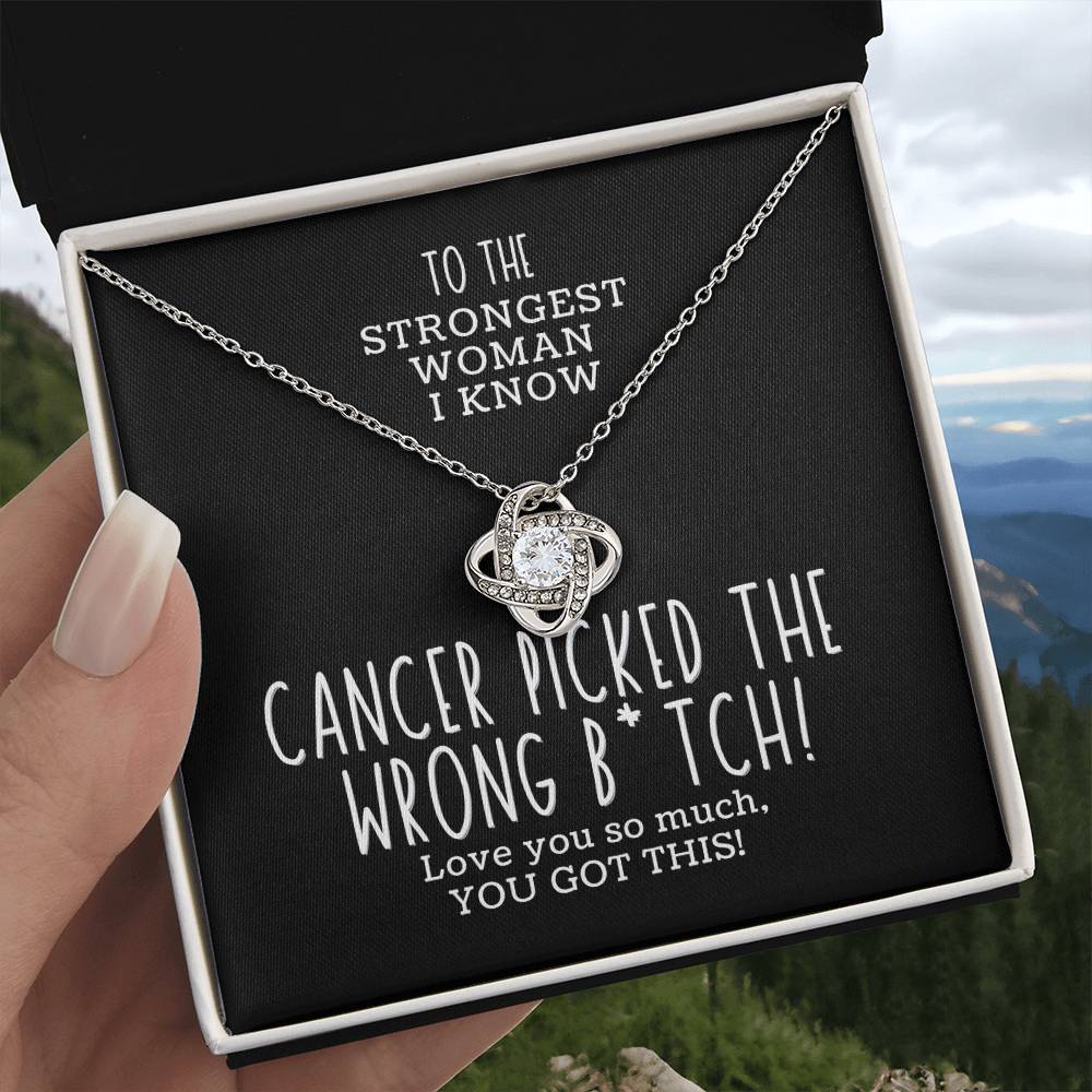Cancer Support Necklace - Chemo Support Necklace - Gift for Strength and Encouragement