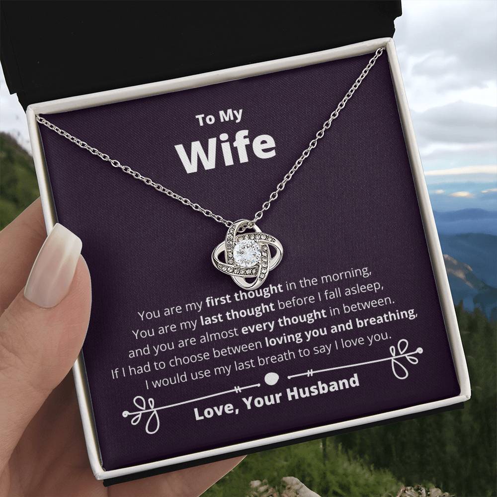 Almost Every Thought Necklace