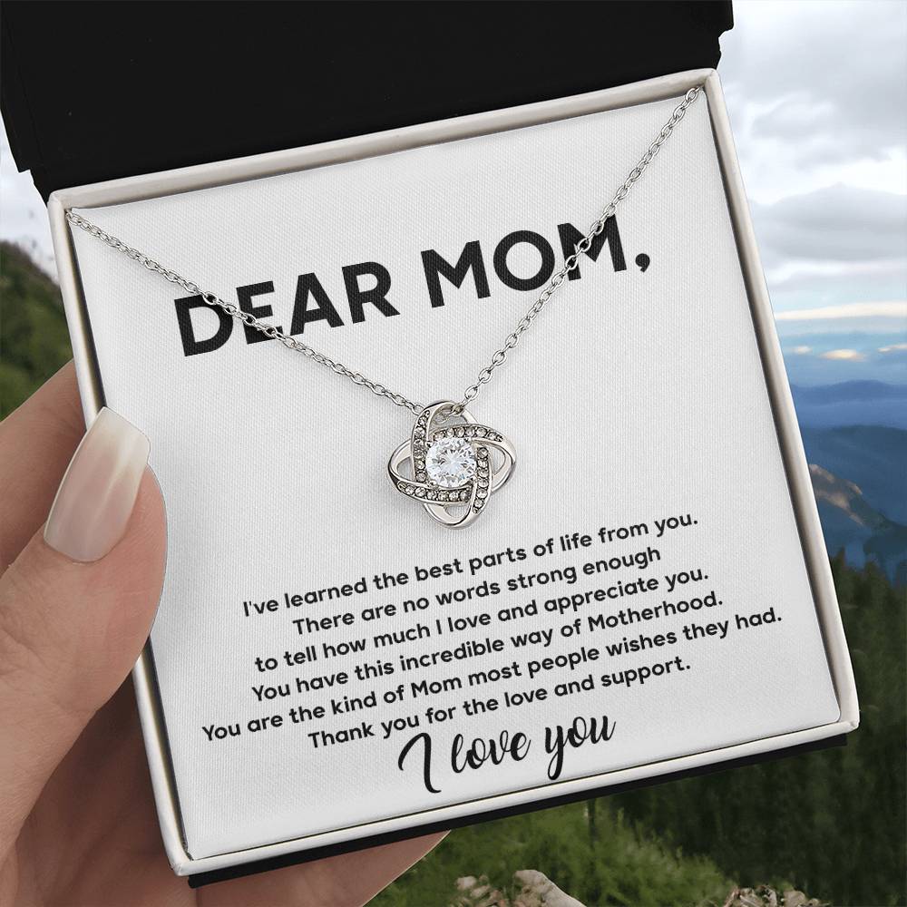 Dear Mom - Love Knot Necklace - So141