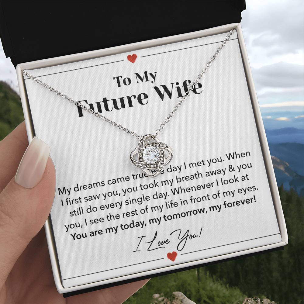 Future Wife Love Knot Necklace
