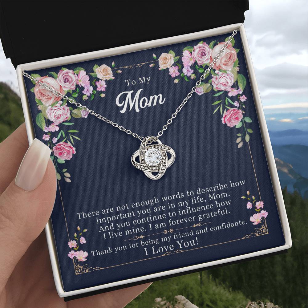 To My Mom Necklace, Gift for Mother, Mother's Day Gift Idea, Mom Gift From Daughter, Mom Gift From Son
