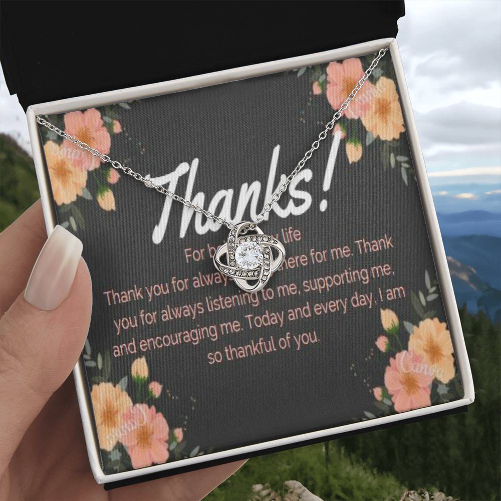 Thank You Gift, Gift for Friend, Best Friend Gift, Best Friend Necklace, Thank You for Being in My Life