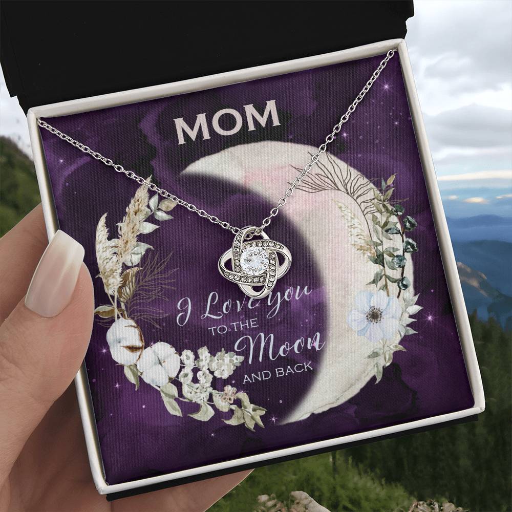 Gift for Mom, I Love You to the Moon and Back, Necklace for Mom, Mother's Day Gift, Women's Jewelry