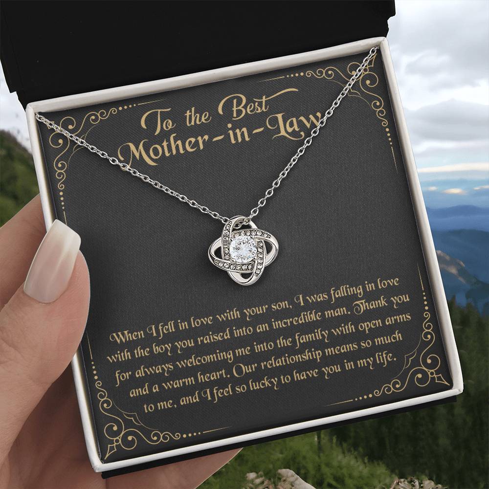 To the Best Mother-In-Law Gift for Mother's Day, Birthday, Anniversary