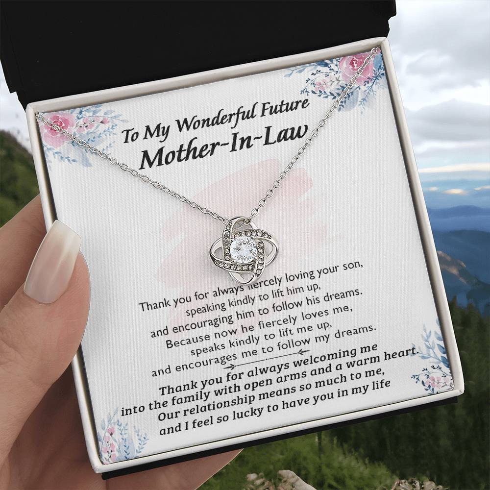 (Almost Gone) Gift for Future Mother-In-Law - Lift Him Up - Love Knot