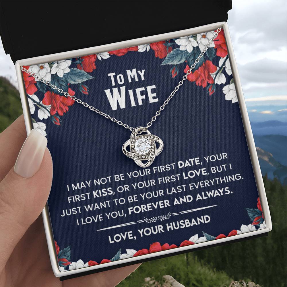 Limited Edition Love Knot Necklace Gift for Wife