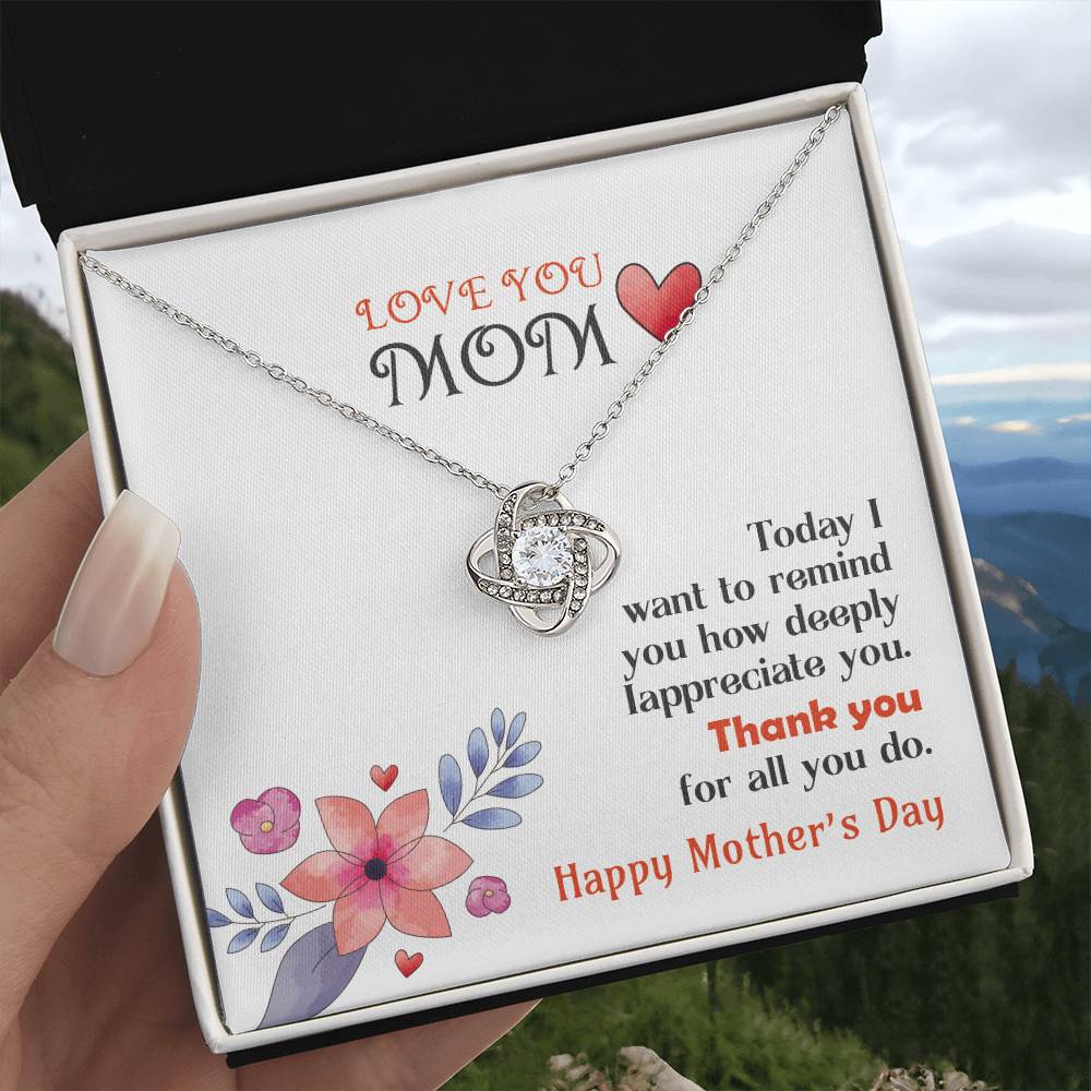 Love You Mom Necklace