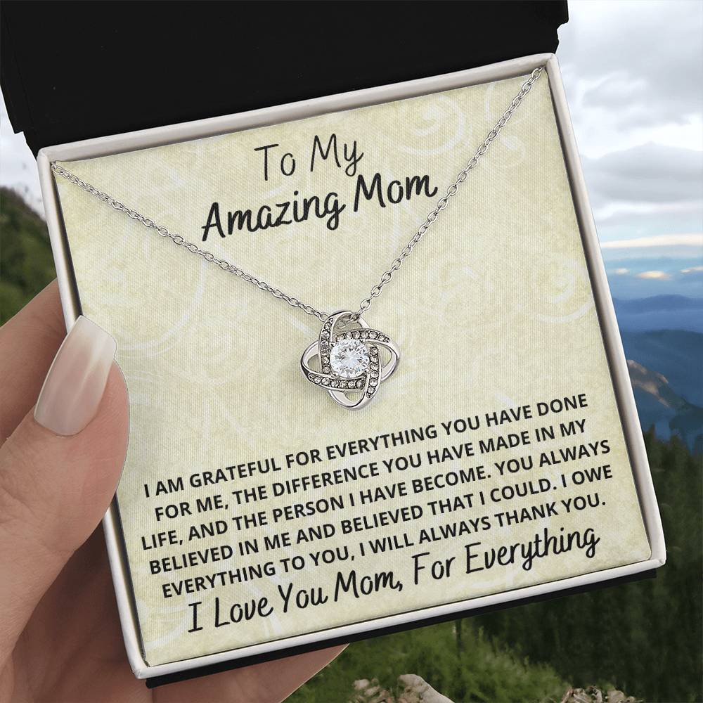 Thank You Mom Necklace