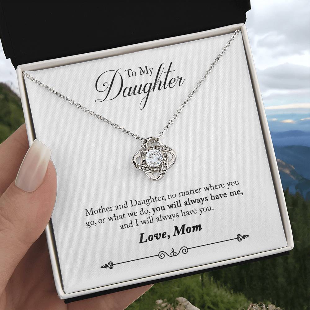 Love Knot Necklace - for Daughter