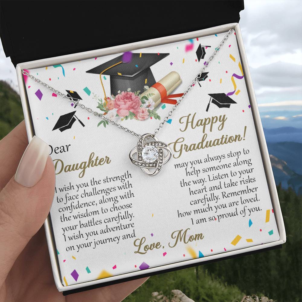 Graduation Gift for Daughter - Love Knot Necklace