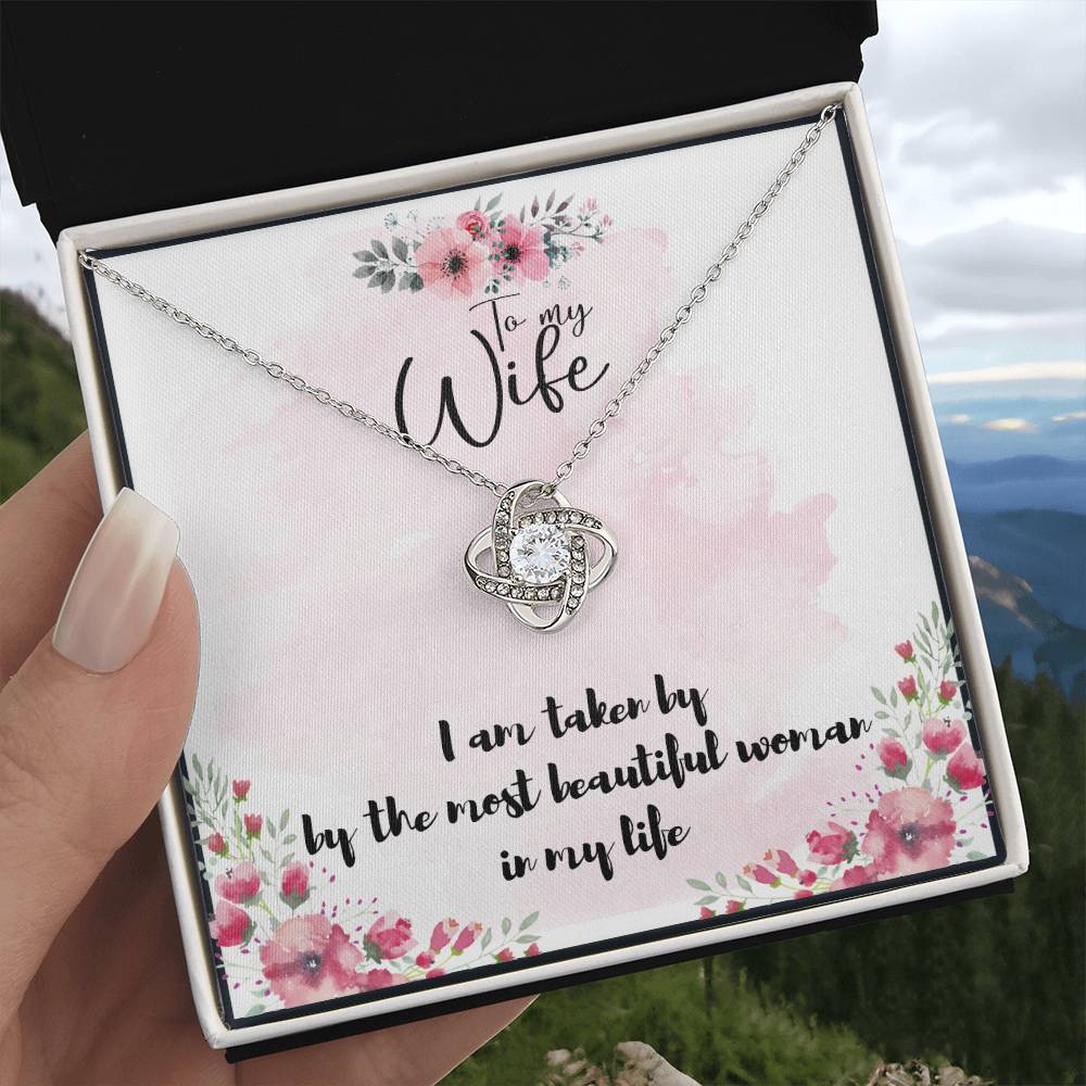 To My Wife Necklace - Anniversary Gift for Wife, Birthday Gift for Wife, Gift for Wife, Necklace for Wife, Gift for Wife Birthday