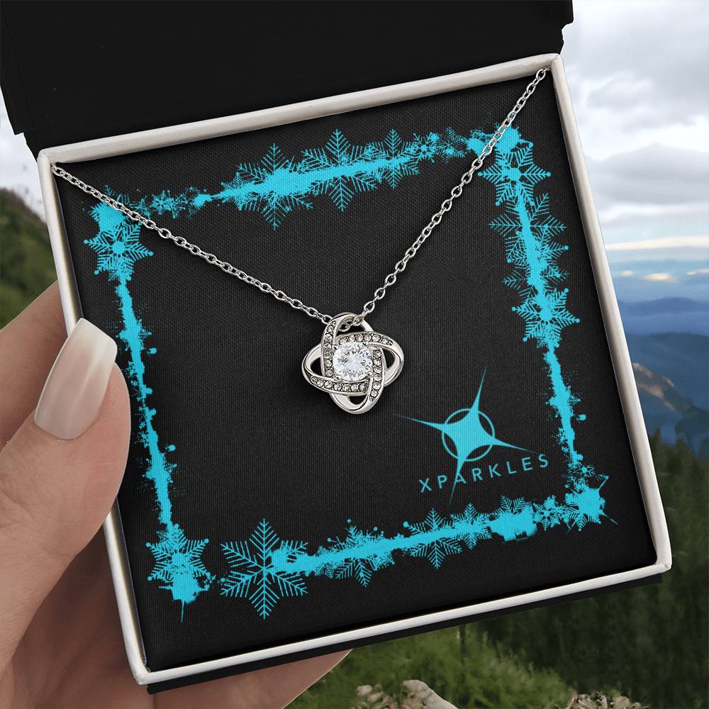 Xparkles Love Knot Necklace