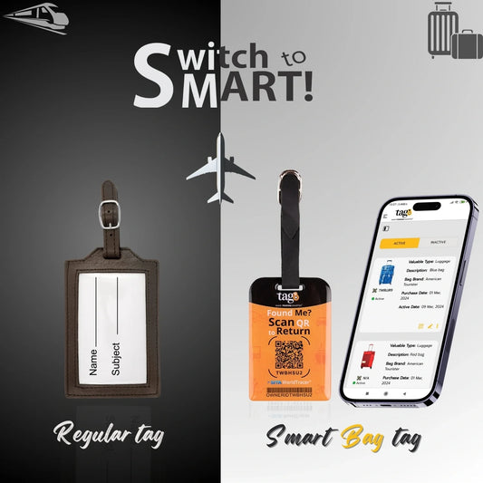 Smart Bag Tag - Travel Themes [Pack 2]