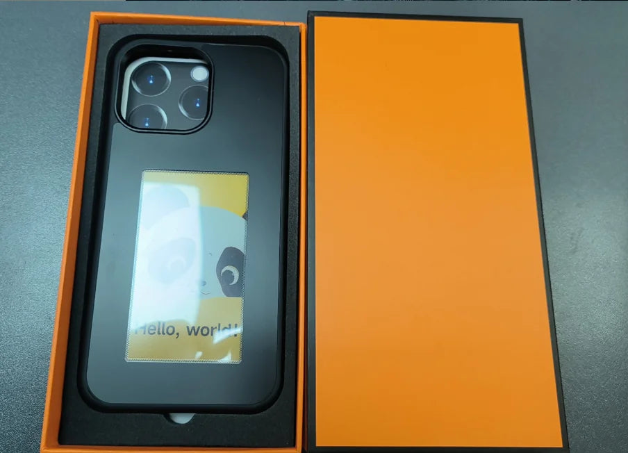 E-Ink Phone Case - Smart Display Phone Cover with Customizable Screen