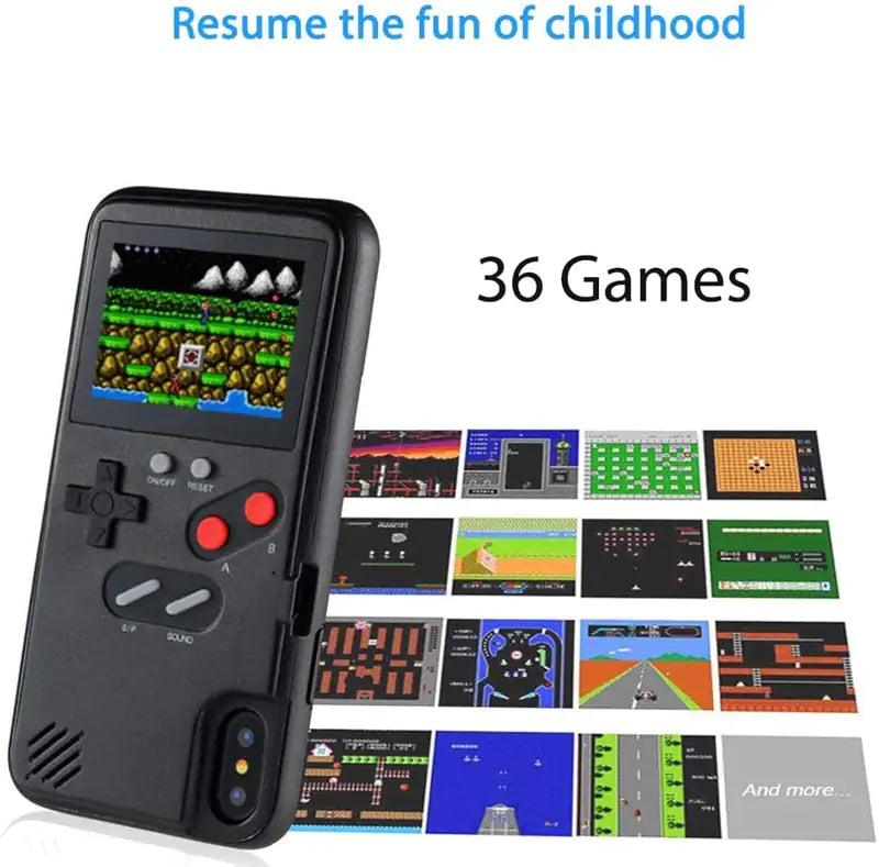 iPhone Gameboy Case - Retro Gaming Phone Case with Playable Games